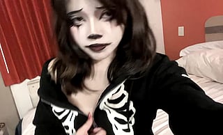 Cute Girl Exposes Her Small Tits in a Solo Video'