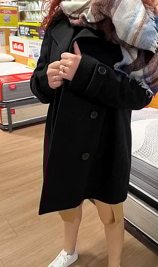 Big Tits Flashing in Public: This Dress Was Made for This, and Only This'
