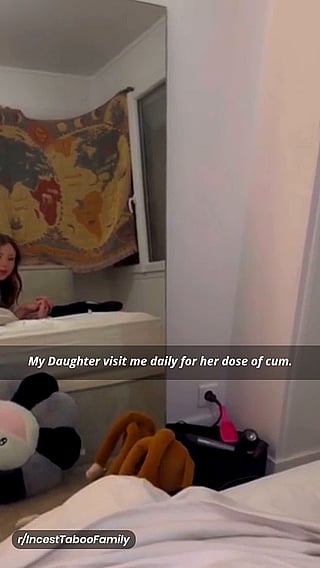 My Daughter Visits Me Daily for Her Dose of Cum'