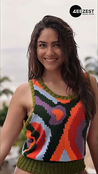 Mrunal Thakur's Big Tits in Bikini / Lingerie'