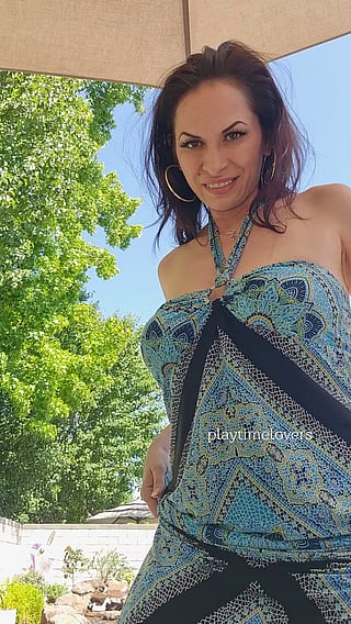 Let's see what a MILF wears under her dress'