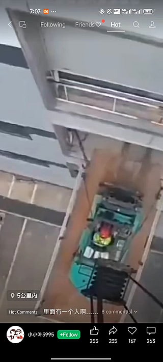 Forklift Operator Falls from Building Project: Accidental Hot Falling Devil'