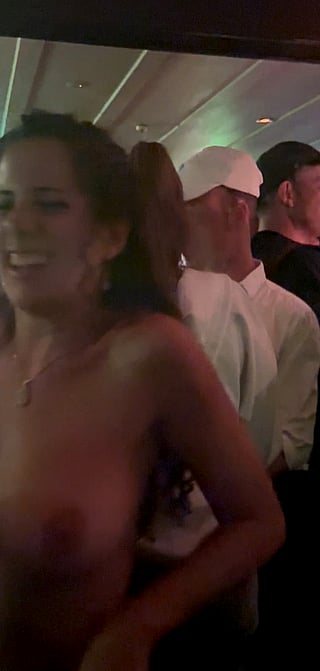 Big Tits and Security: A Fun Night Out'