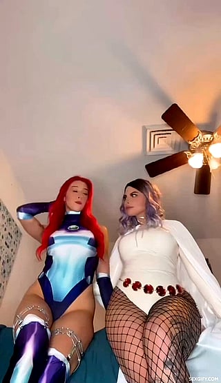 Starfire and White Raven on/off (Zoey Di Giacomo and Renees Realm)
