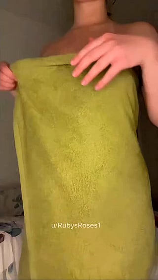 Big Tits MILF's Towel Won't Stay On Around You'
