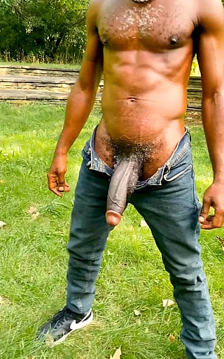 Hung Daddy Leaking: Big Balls, Big Dick, Black Gay, Monster Cock, Thick Cock'