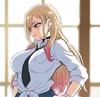 Anime Hentai: Marin Undressing'