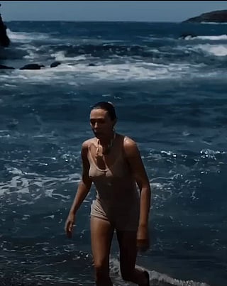 Elizabeth Olsen: B Cup Beauty in the Ocean'