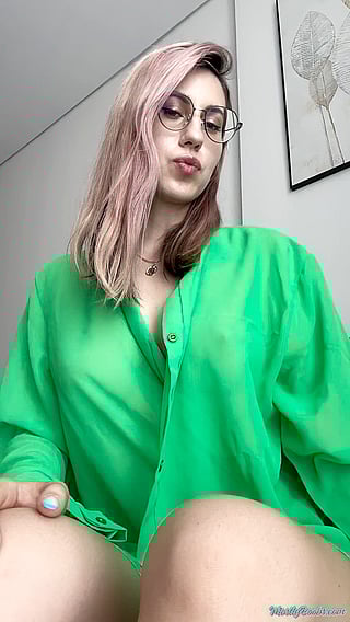 Green is a nice color but my boobs are better (reveal)