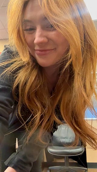Redhead Tease: Cute OnlyFans Public Video'