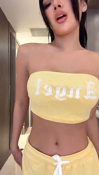 Sexy Asian Chick in a Tight Outfit: 'Grab My Hips, Please!''