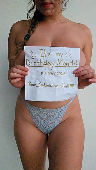 It’s my Birthday Month ??? I’m turning 22, and my boobs are still growing! ??. Remember seeing them at 18? ? (Onlyfans is 50% off the whole month! Link in comments!) ?'