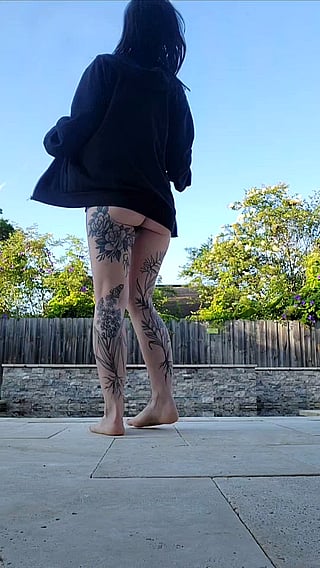 I Need a Volunteer to Put Sunscreen on My Butt: An Amateur, Ass, Domme, Femdom, Goth, OnlyFans, Swimsuit, Tattoo Adventure'