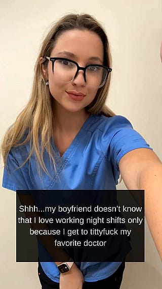 I love tittyfucking my doctor'