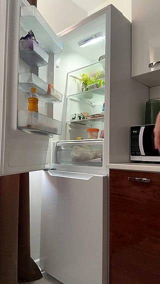 Looking for something tasty in the fridge'