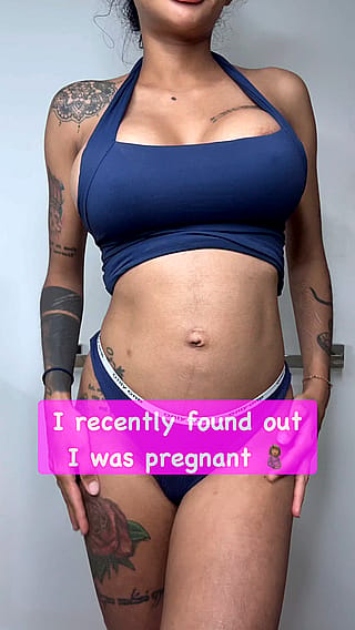 My boyfriends brother flooded my pregnant pussy'